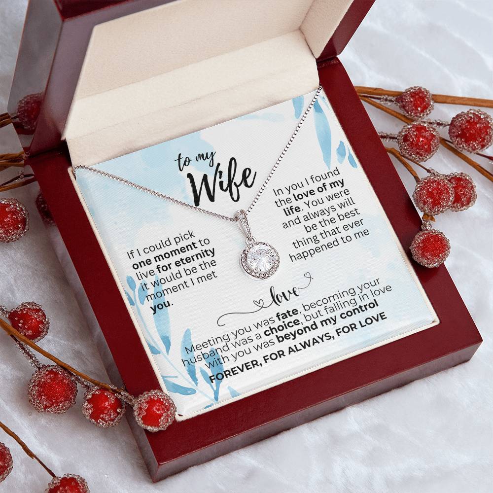 To Wife - If I could pick - Eternal Hope Necklace