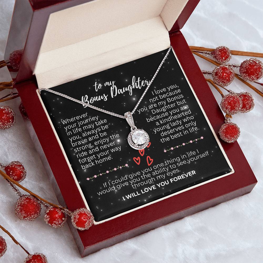 To BonusDaughter - Wherever your journey - Eternal Hope Necklace