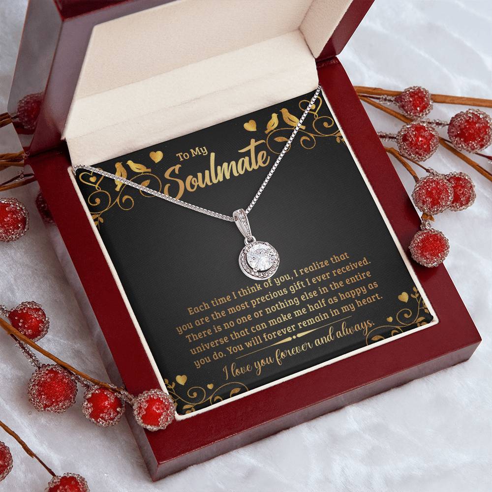 To Soulmate - Each time I think - Eternal Hope Necklace