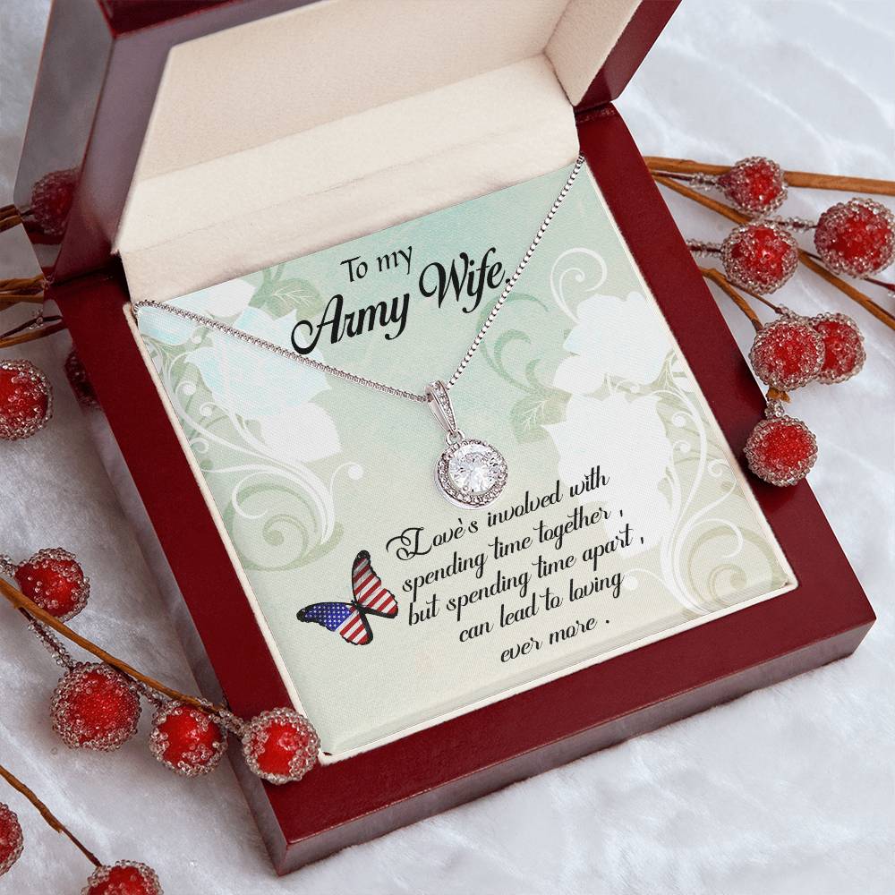 To Army Wife - Love's involved - Eternal Hope Necklace