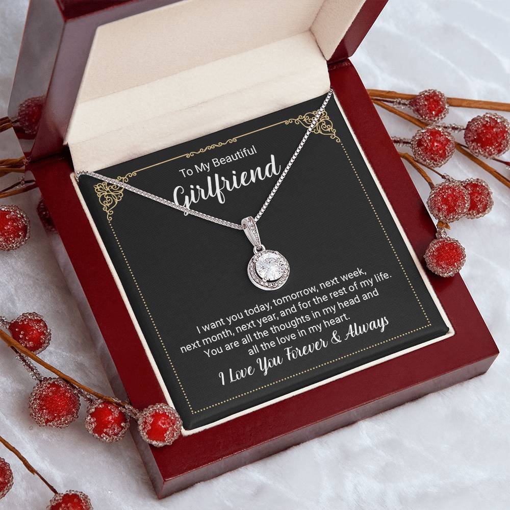 To Girlfriend - I want you today - Eternal Hope Necklace