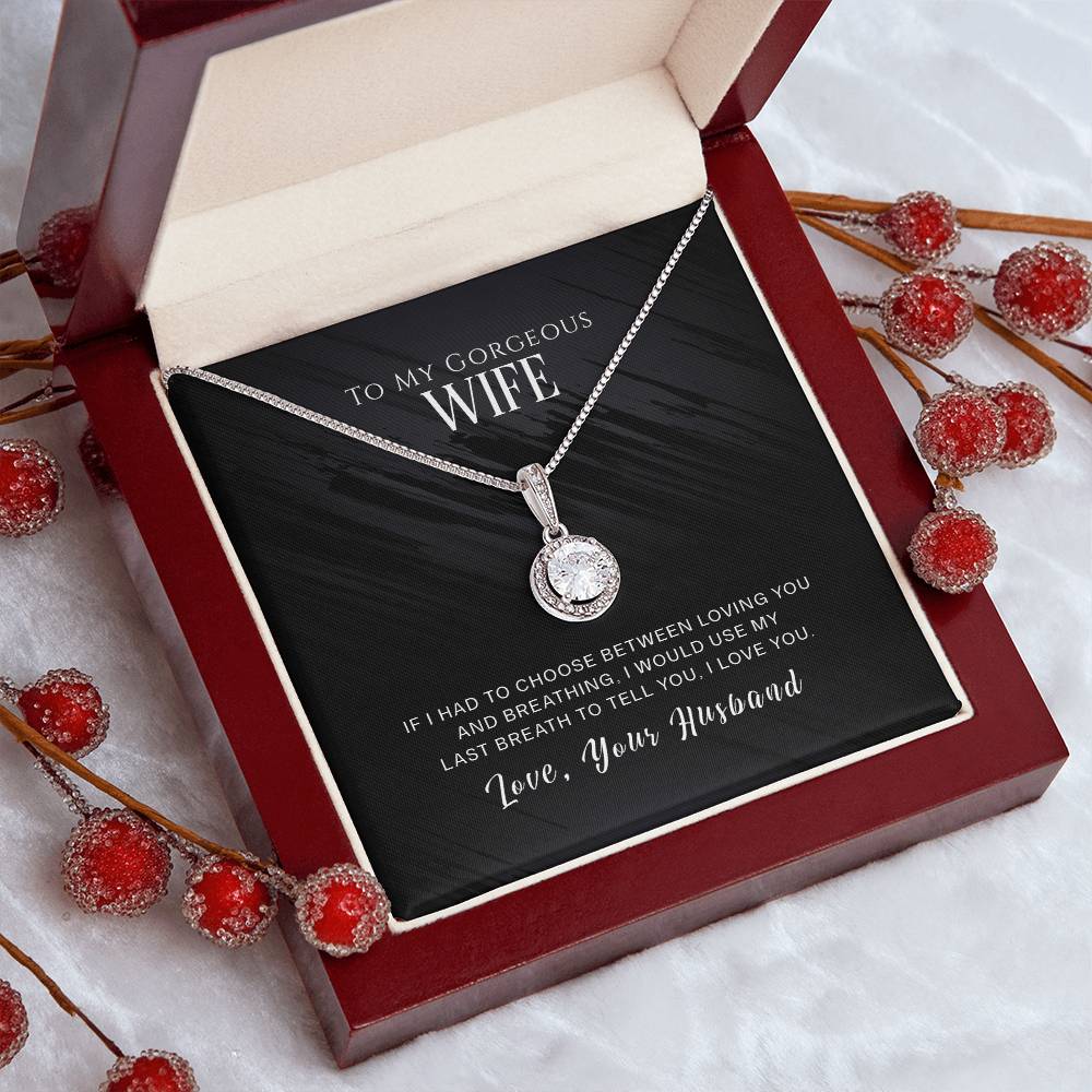 To Wife - If I had to choose - Eternal Hope Necklace