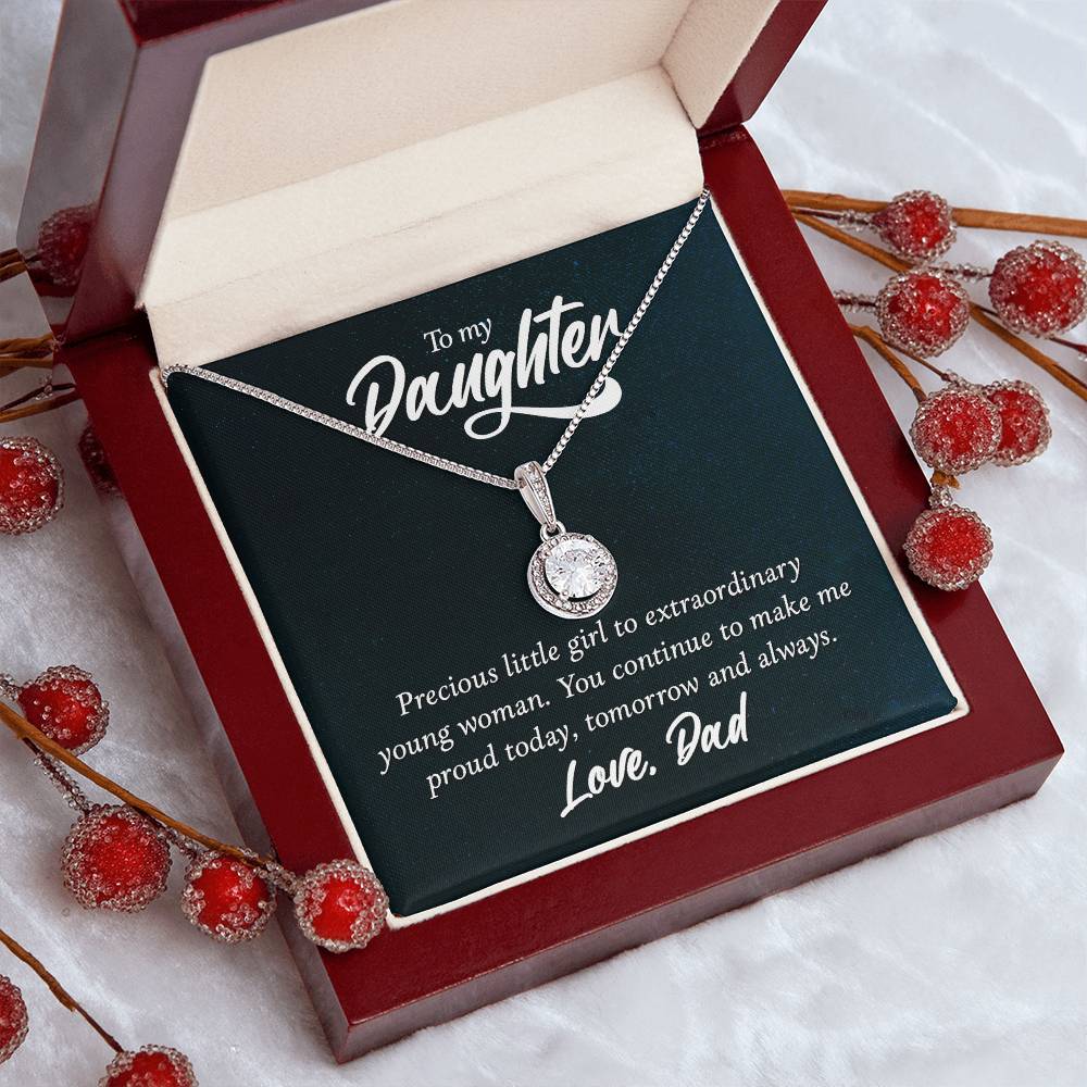 To Daughter - Precious little girl - Eternal Hope Necklace