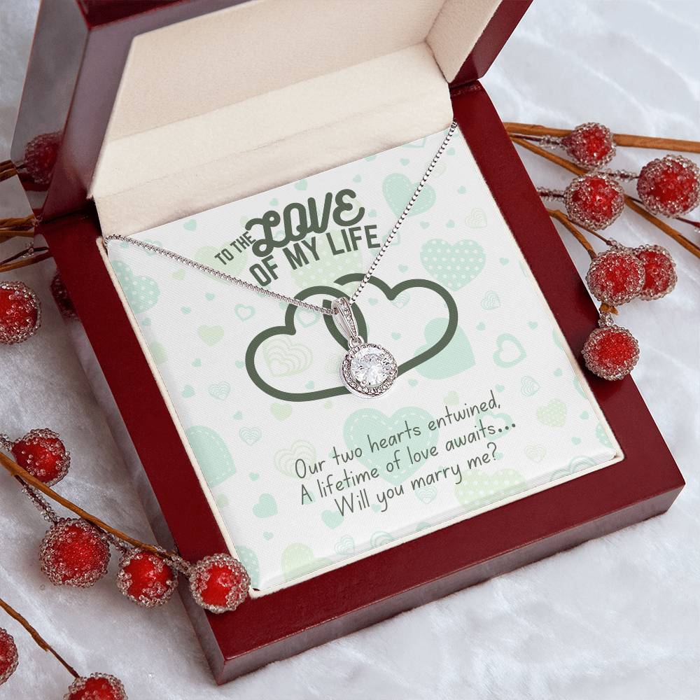 To the love of my life - Our two hearts - Eternal Hope Necklace