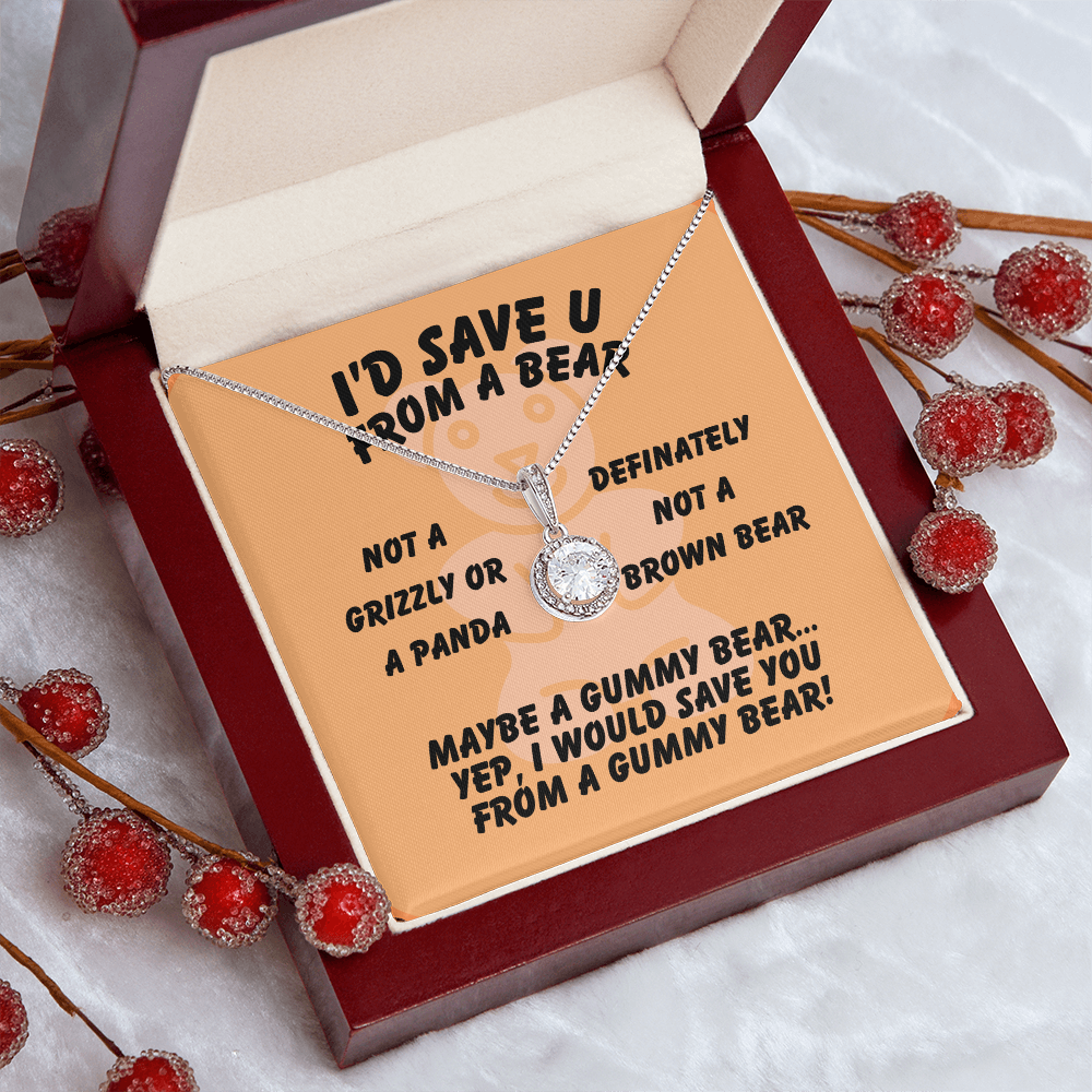 I'd save U - From a bear - Eternal Hope Necklace