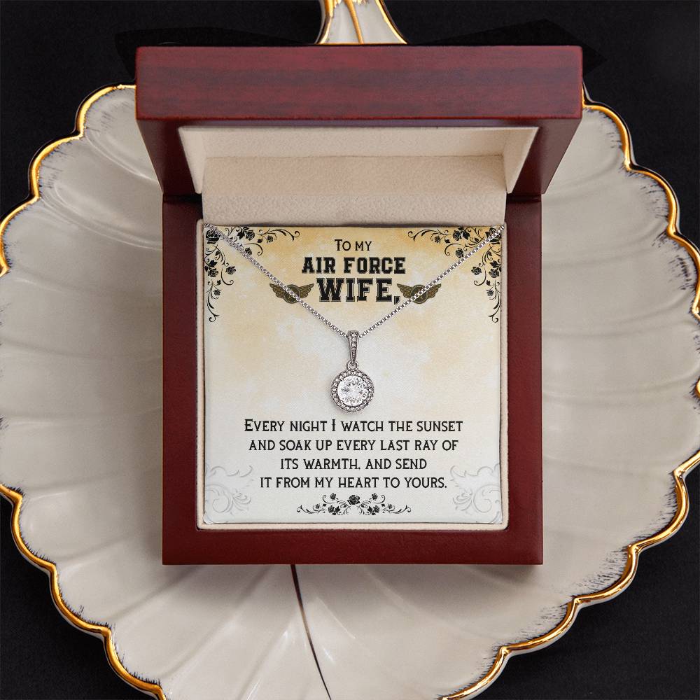 To Air Force Wife - Every night - Eternal Hope Necklace