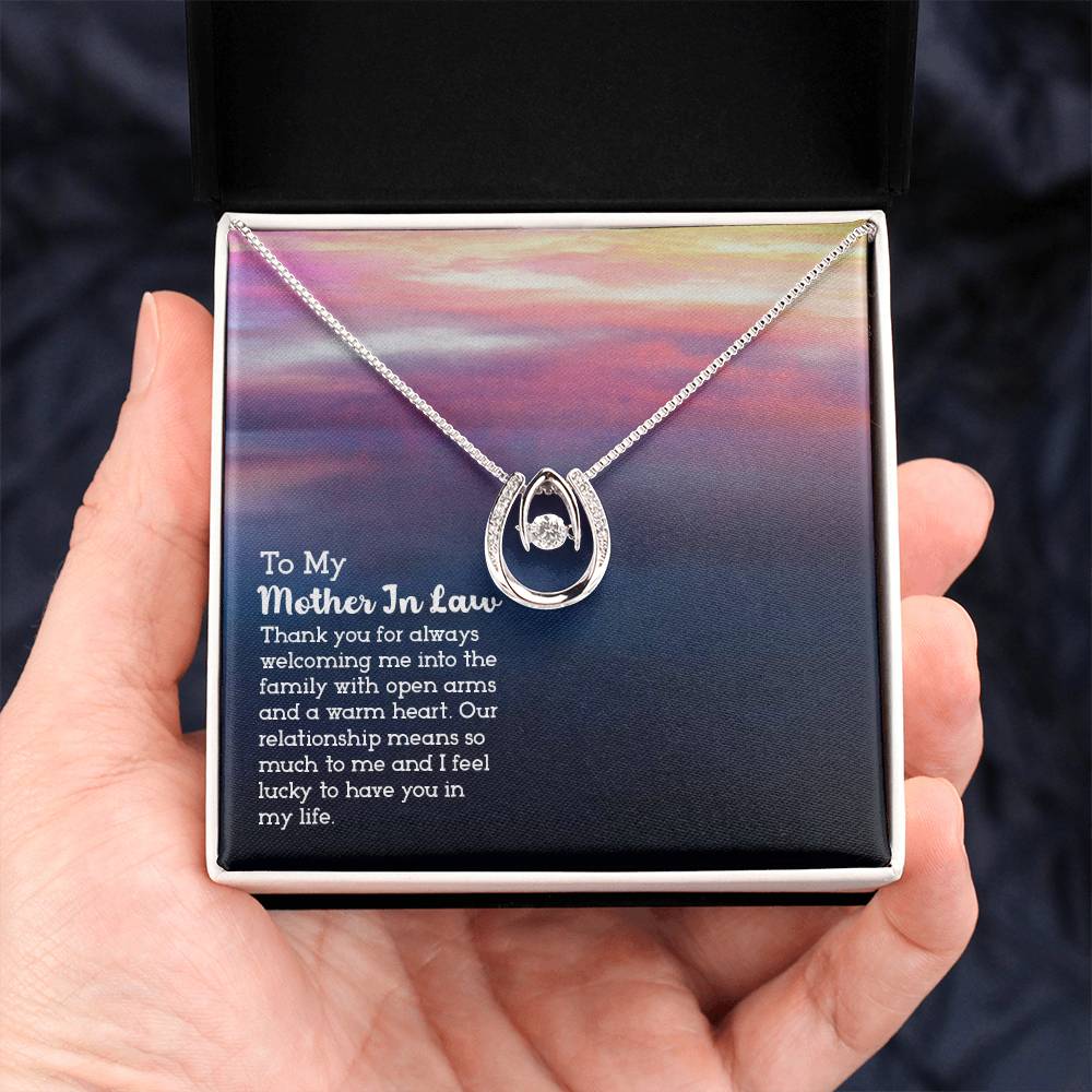 To Mother In Law - Thank you for always - Lucky In Love Necklace