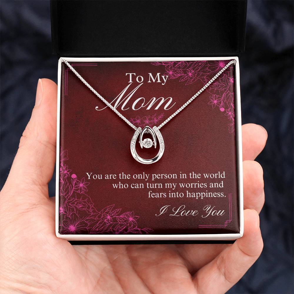 To Mom - You are - Lucky In Love Necklace