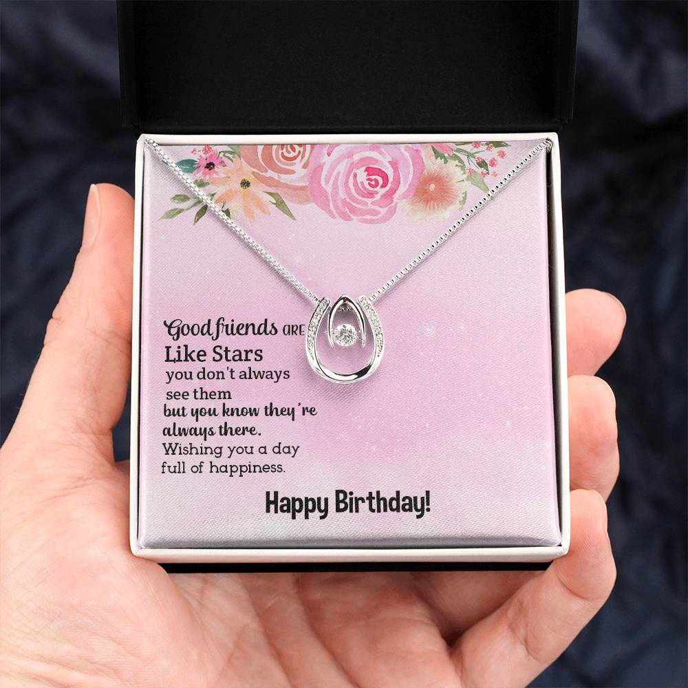 Birthday - Good friends - Lucky In Love Necklace