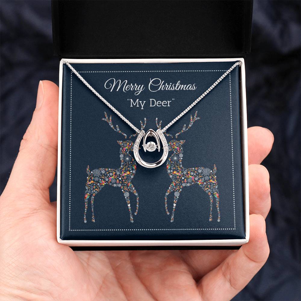 My Deer - Merry Christmas - Lucky In Love Necklace