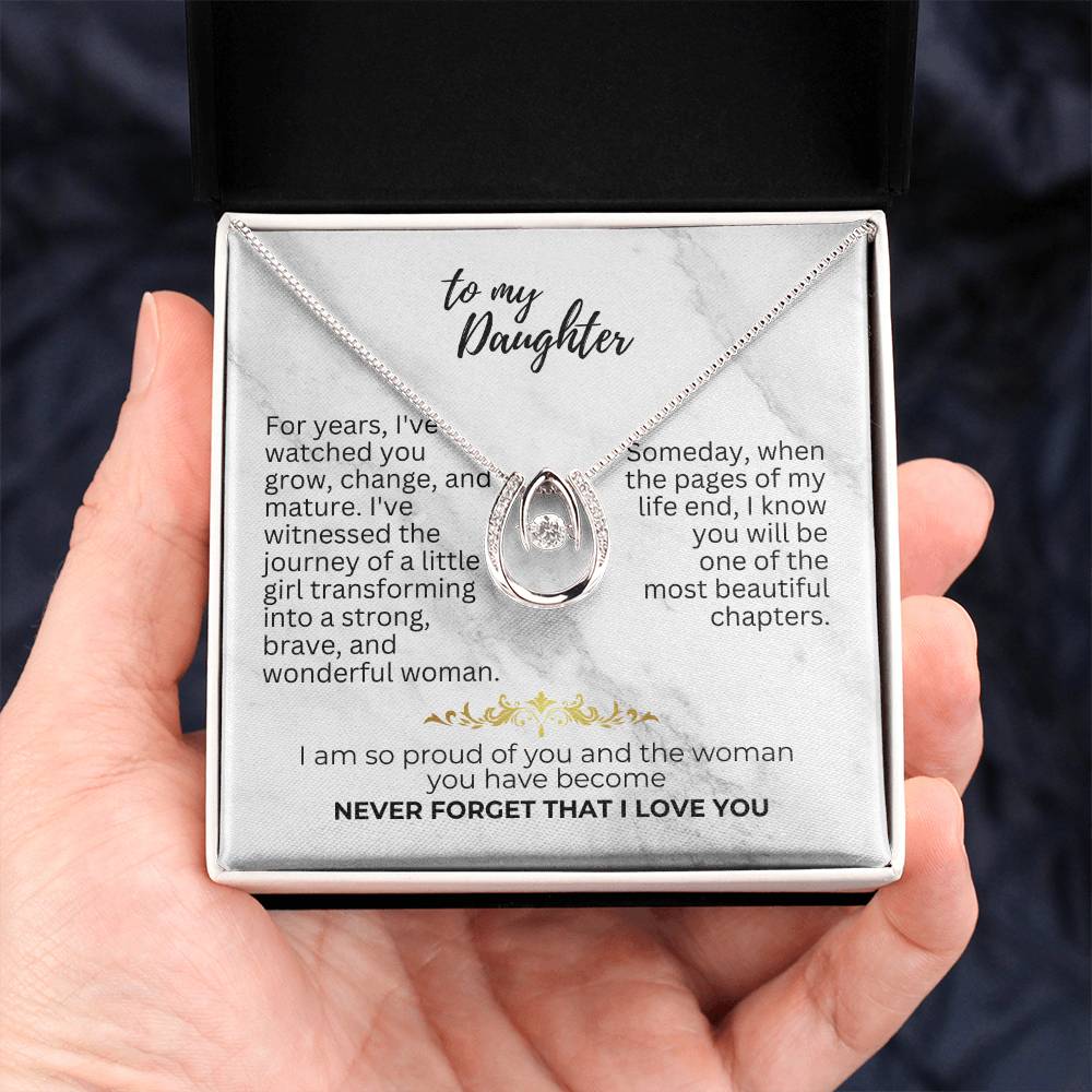 To Daughter - For years - Lucky In Love Necklace