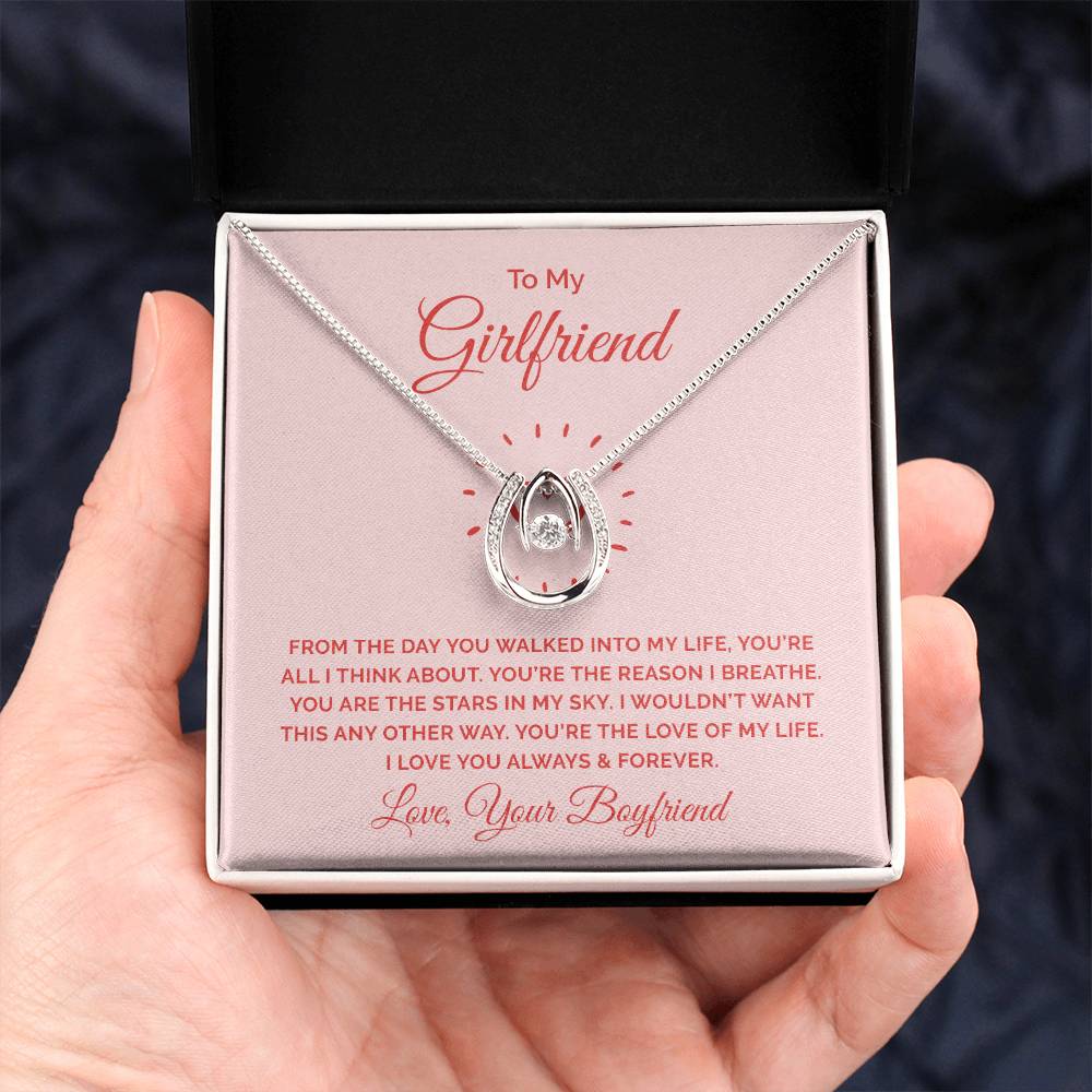 To Girlfriend - From the day - Lucky In Love Necklace