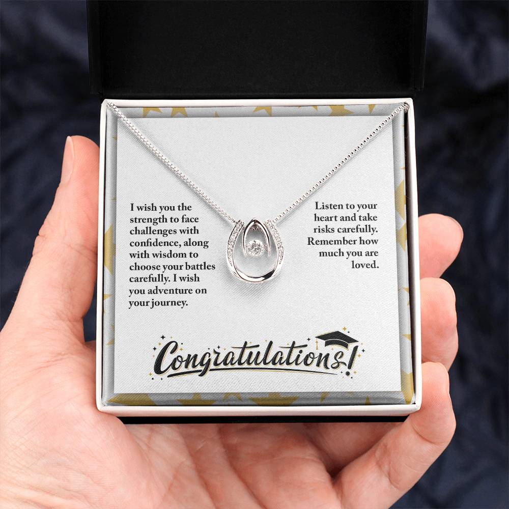 Graduation - I wish you the strength - Lucky In Love Necklace