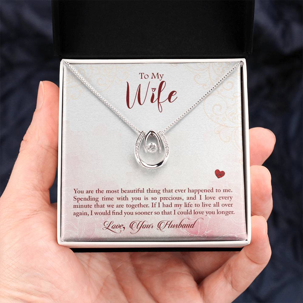 To Wife - You are - Lucky In Love Necklace