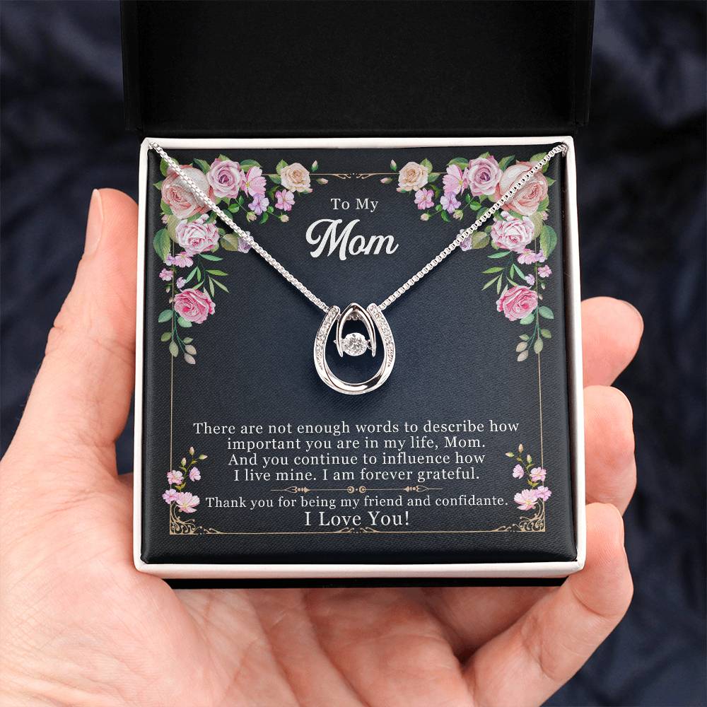 To Mom - There are not enough - Lucky In Love Necklace