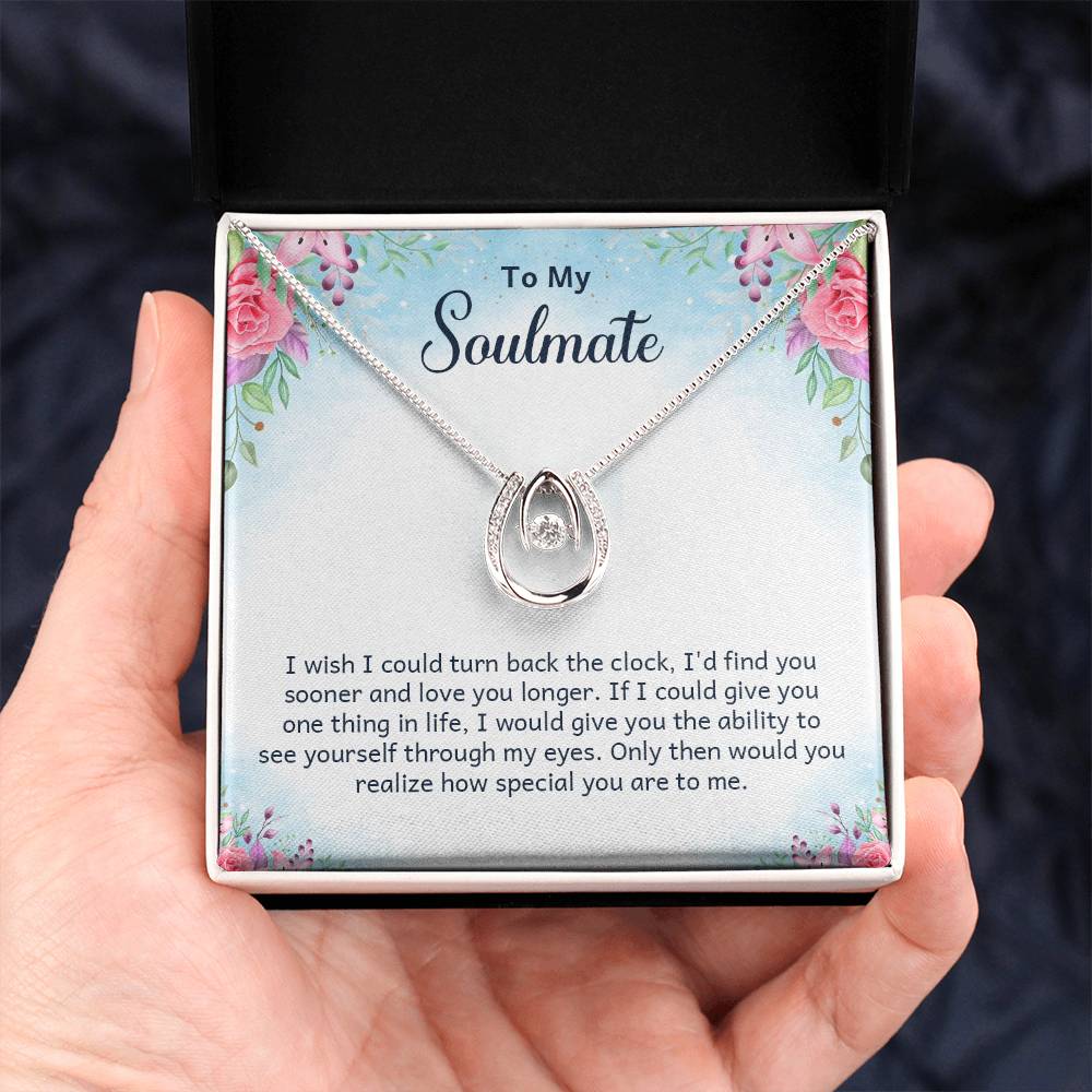 To Soulmate - I wish - Lucky In Love Necklace