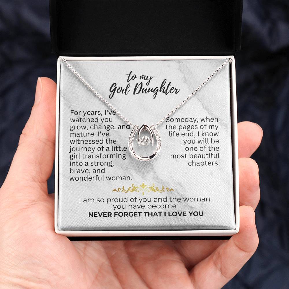 To God Daughter - For years - Lucky In Love Necklace