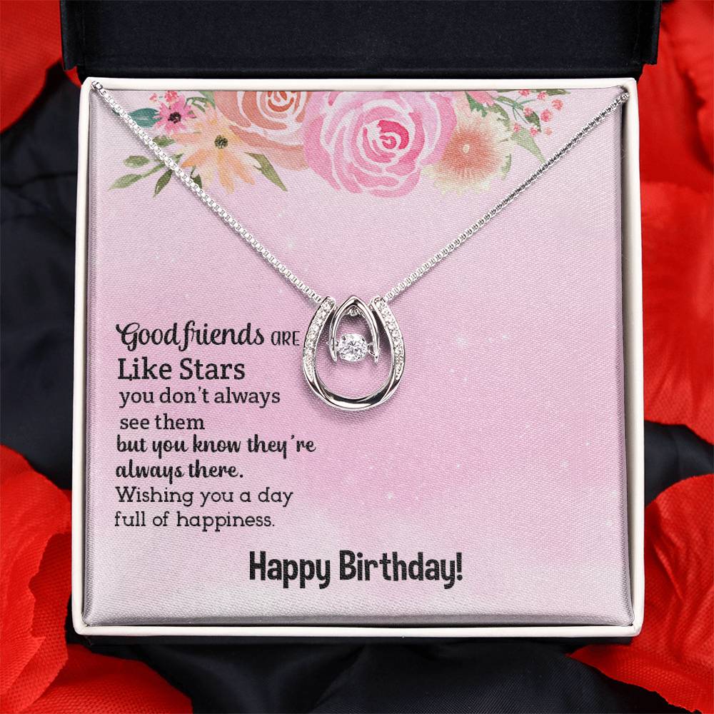 Birthday - Good friends - Lucky In Love Necklace