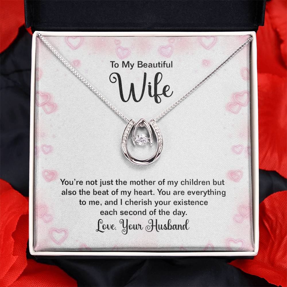 To Wife - You're not just - Lucky In Love Necklace