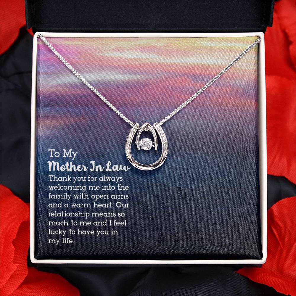 To Mother In Law - Thank you for always - Lucky In Love Necklace