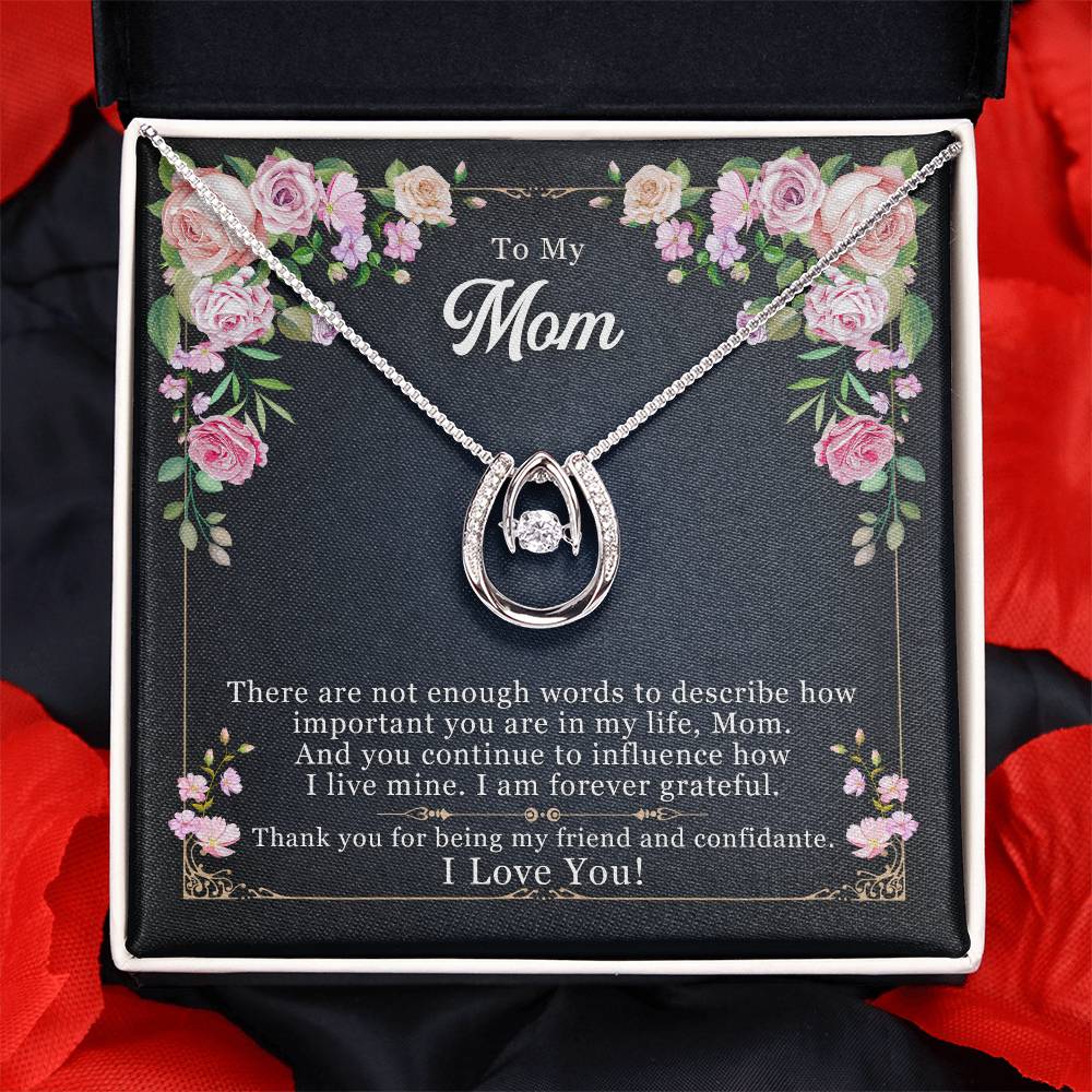 To Mom - There are not enough - Lucky In Love Necklace