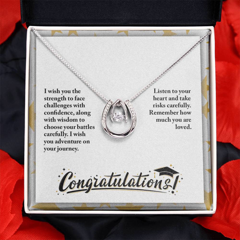 Graduation - I wish you the strength - Lucky In Love Necklace