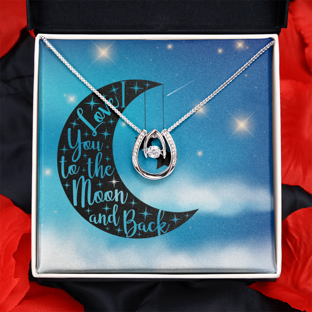 Love - To the moon and back - Lucky In Love Necklace