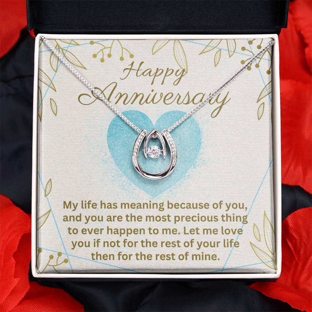 Anniversary - My life has meaning - Lucky In Love Necklace