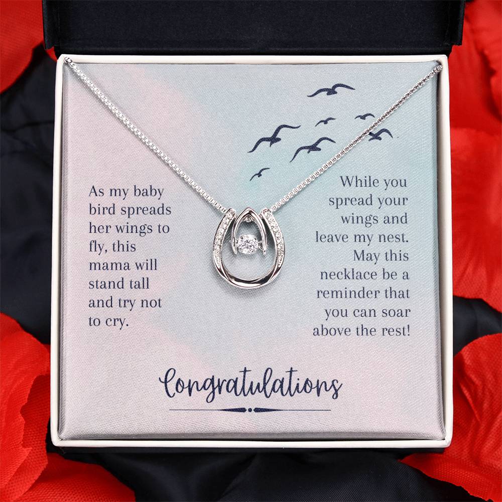 Congratulations - As my baby bird - Lucky In Love Necklace