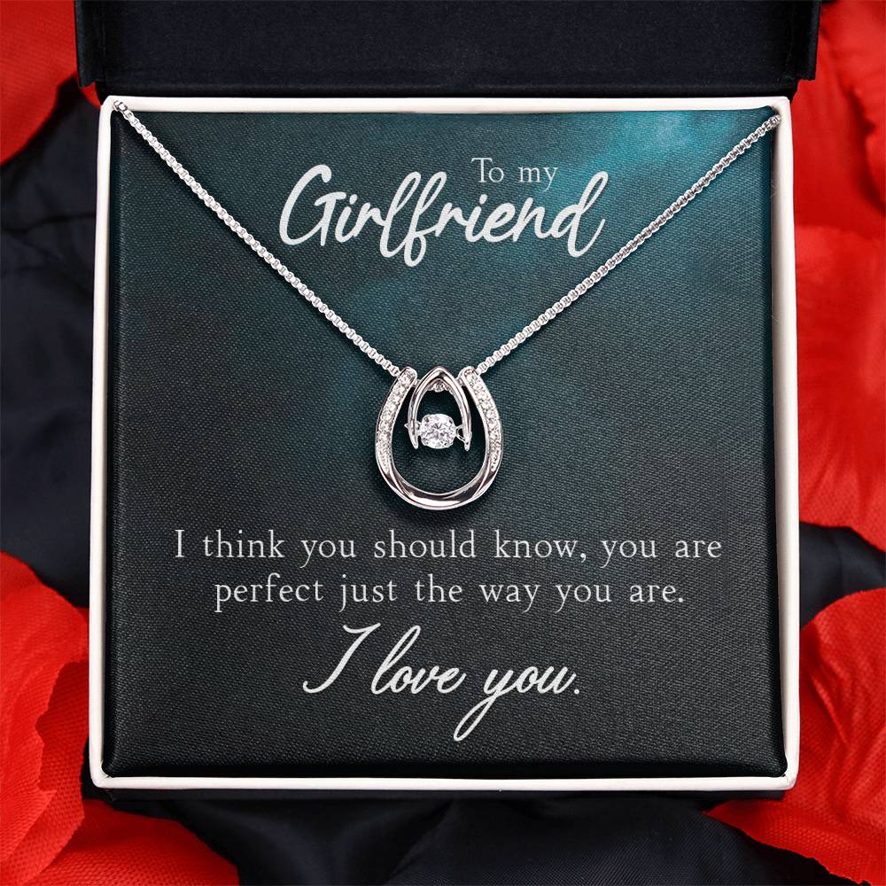 To Girlfriend - I think you - Lucky In Love Necklace