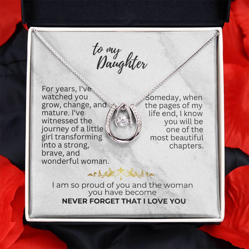 To Daughter - For years - Lucky In Love Necklace