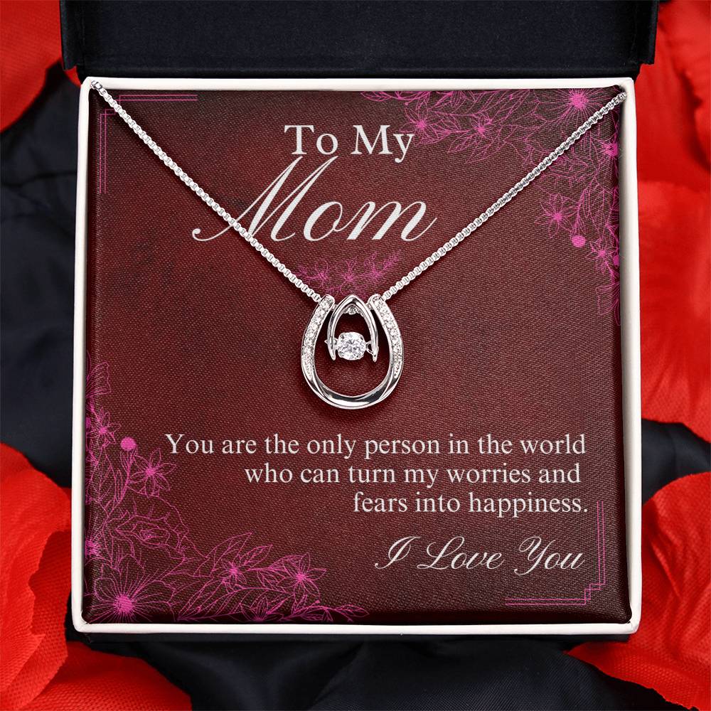 To Mom - You are - Lucky In Love Necklace