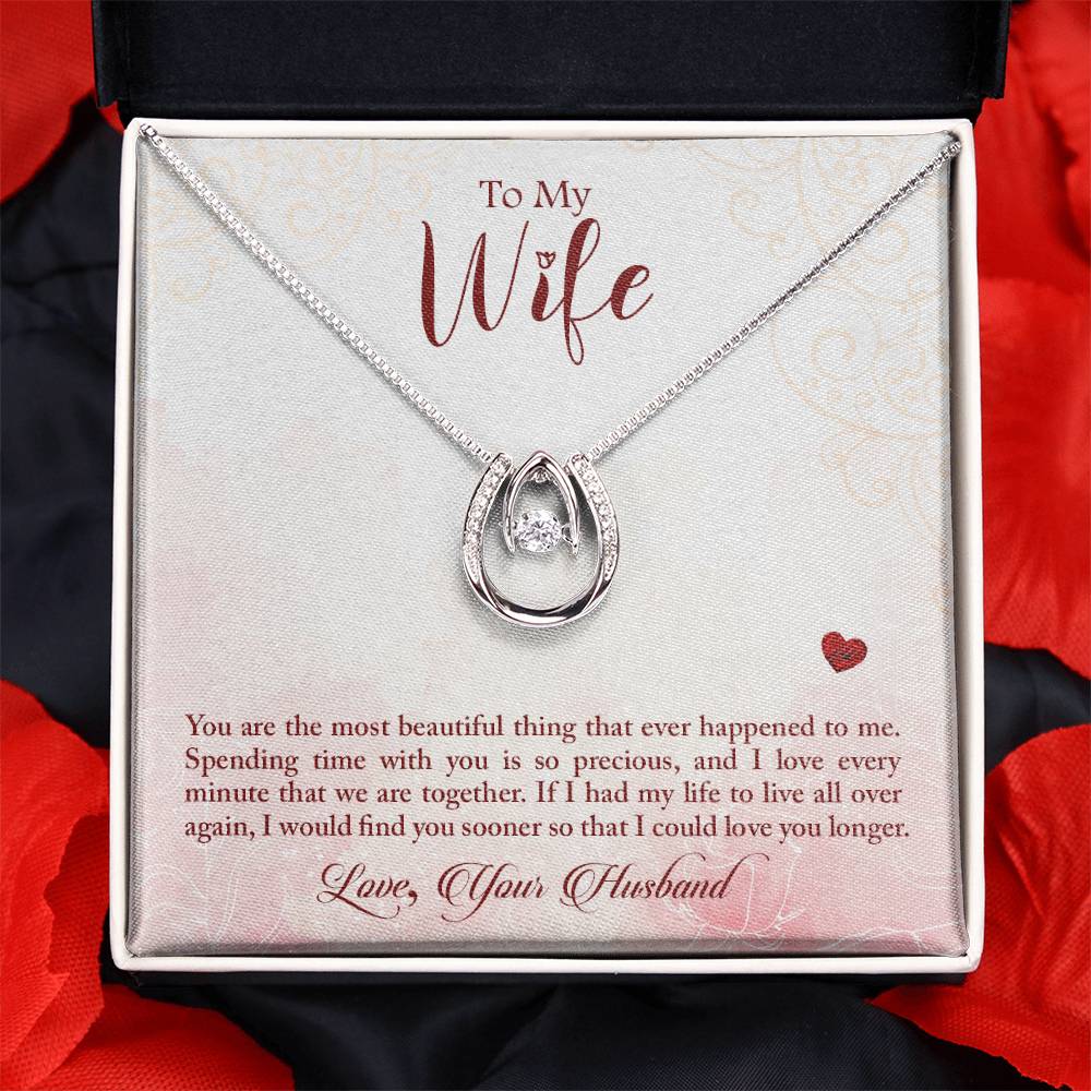 To Wife - You are - Lucky In Love Necklace