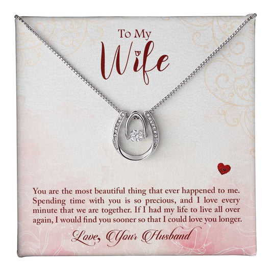 To Wife - You are - Lucky In Love Necklace