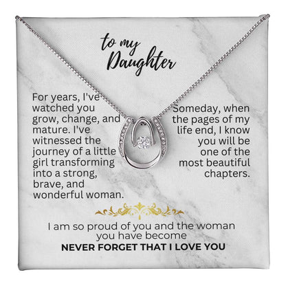 To Daughter - For years - Lucky In Love Necklace