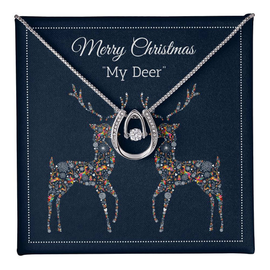 My Deer - Merry Christmas - Lucky In Love Necklace