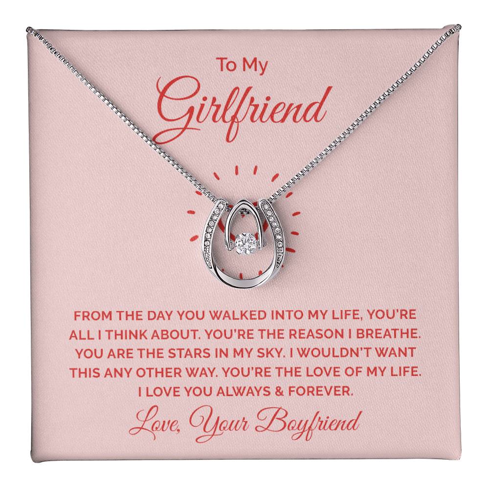 To Girlfriend - From the day - Lucky In Love Necklace