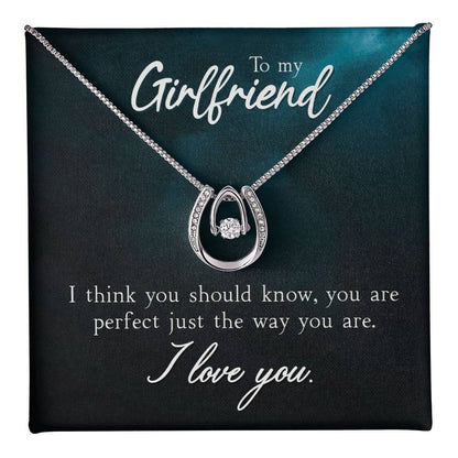 To Girlfriend - I think you - Lucky In Love Necklace