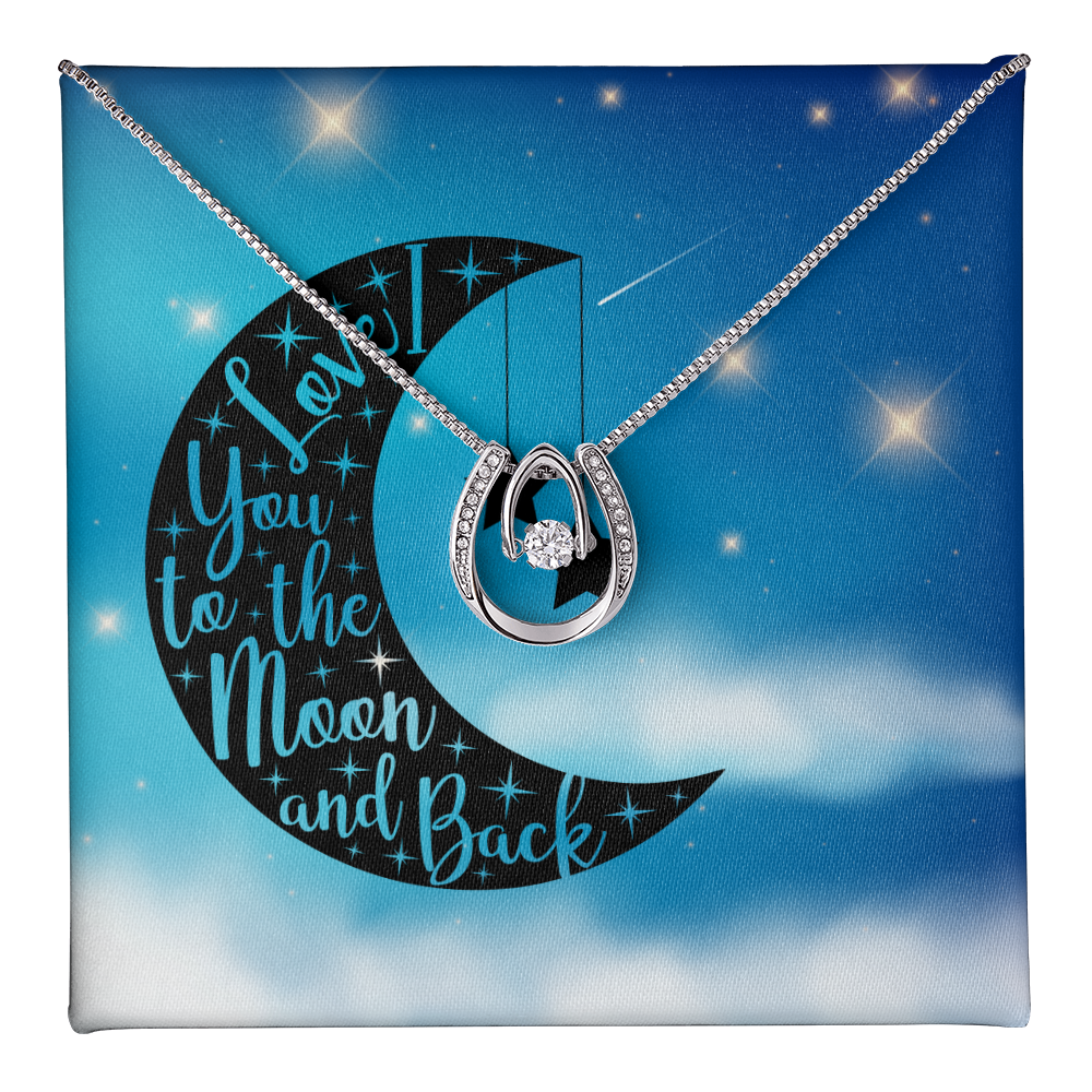 Love - To the moon and back - Lucky In Love Necklace