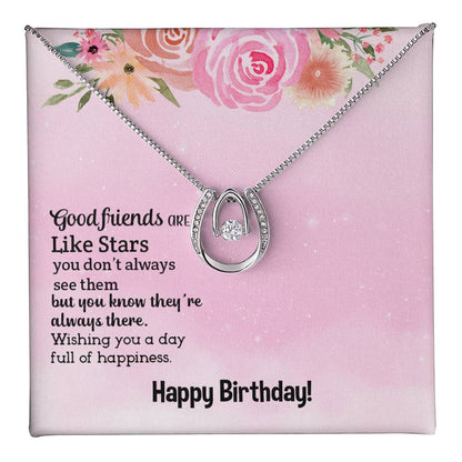 Birthday - Good friends - Lucky In Love Necklace