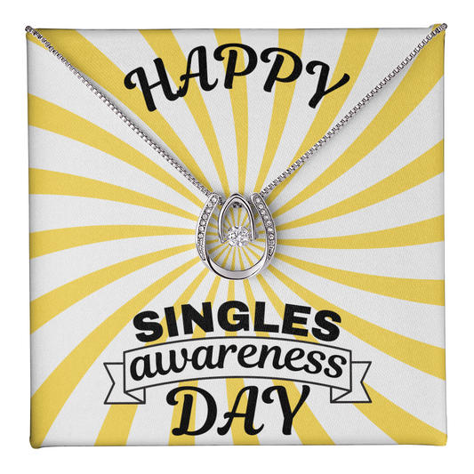 Single - Singles awareness day - Lucky In Love Necklace