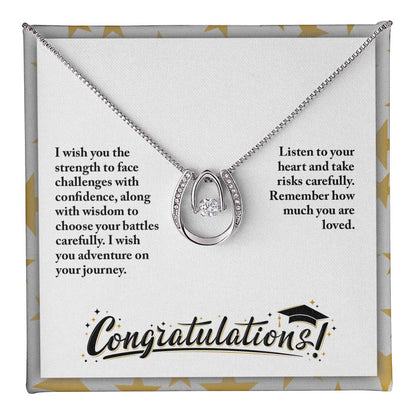 Graduation - I wish you the strength - Lucky In Love Necklace