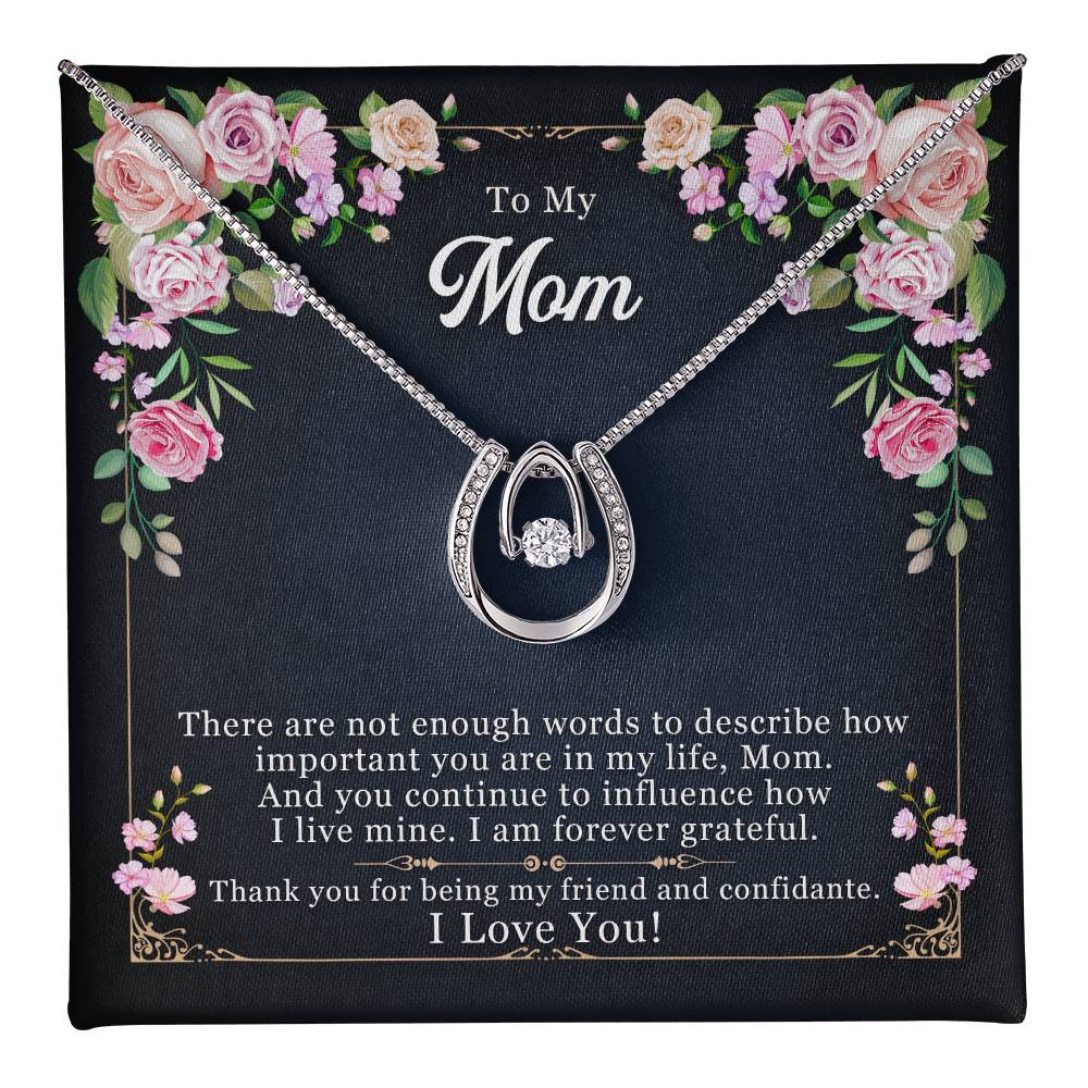 To Mom - There are not enough - Lucky In Love Necklace