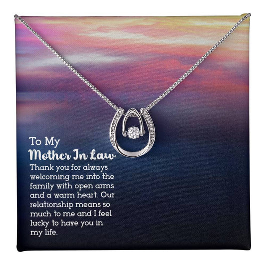 To Mother In Law - Thank you for always - Lucky In Love Necklace