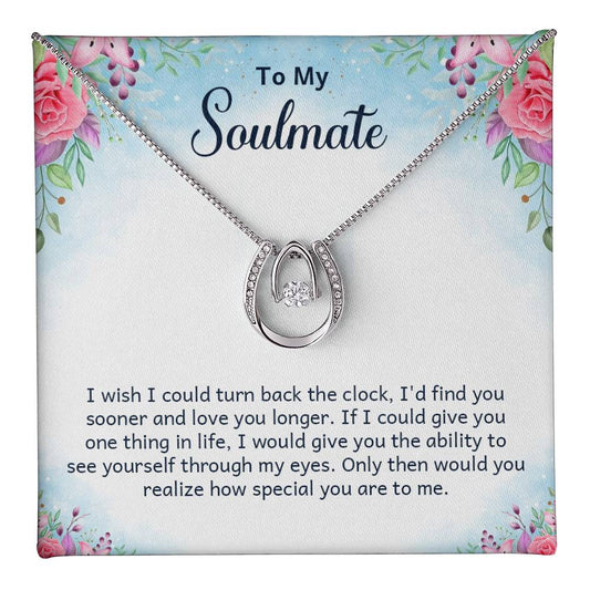 To Soulmate - I wish - Lucky In Love Necklace