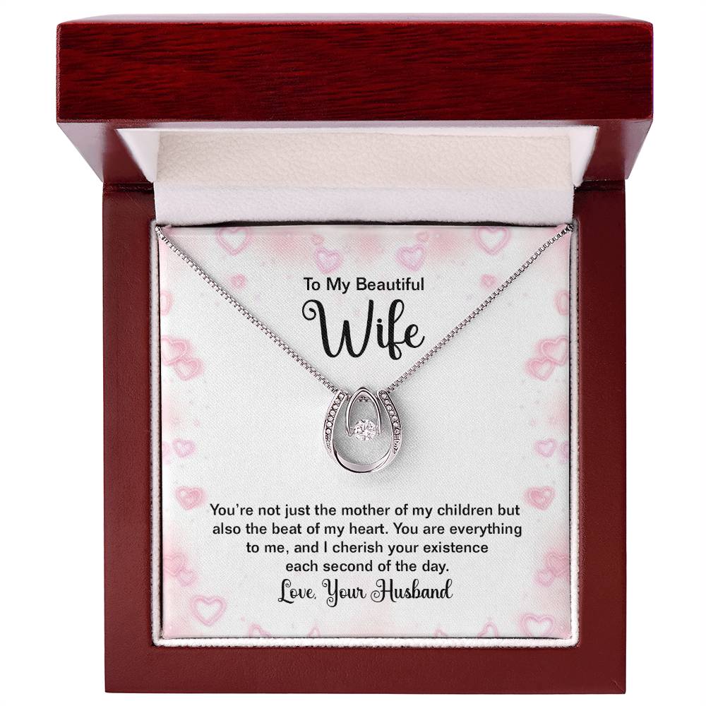 To Wife - You're not just - Lucky In Love Necklace