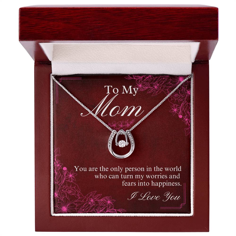 To Mom - You are - Lucky In Love Necklace