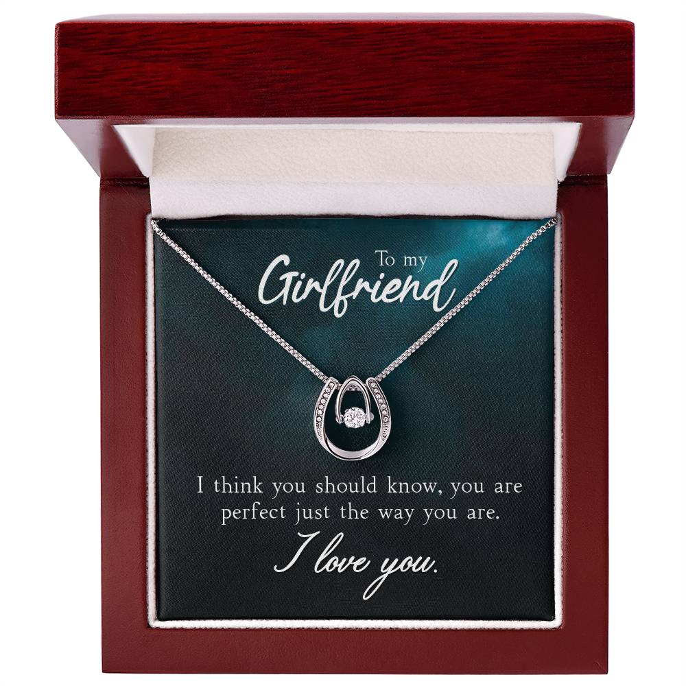 To Girlfriend - I think you - Lucky In Love Necklace