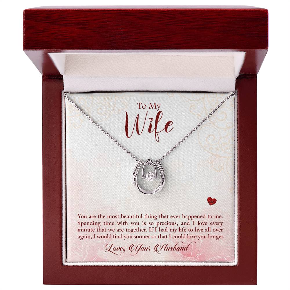 To Wife - You are - Lucky In Love Necklace