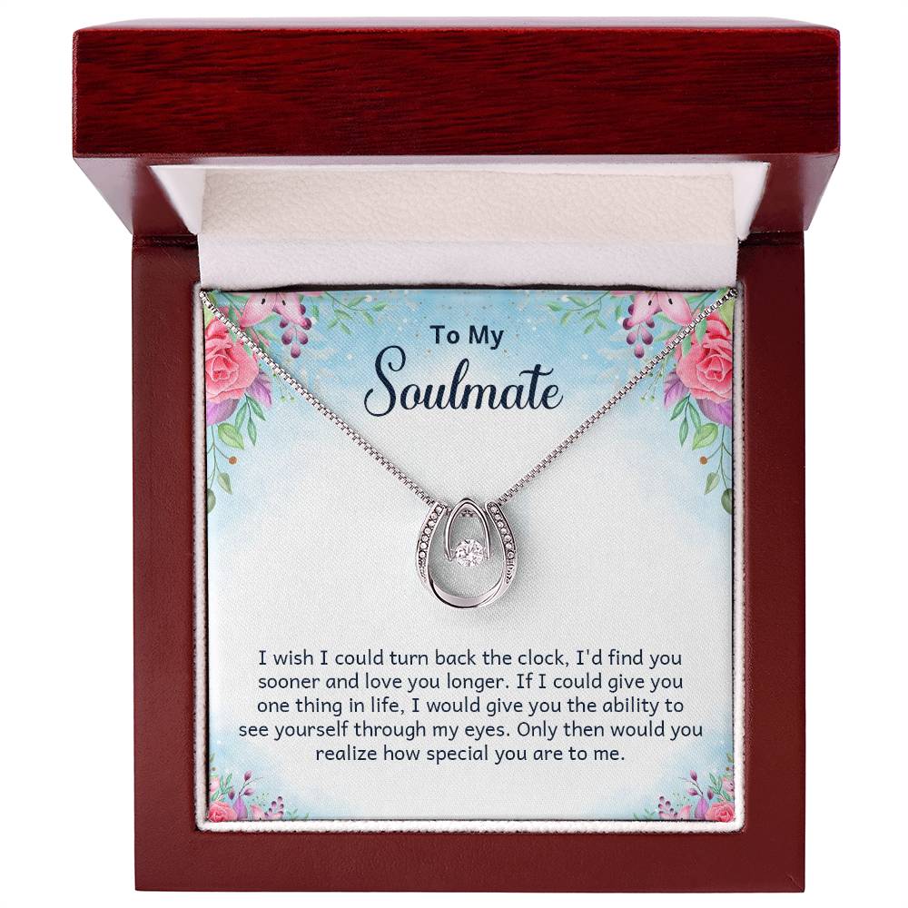 To Soulmate - I wish - Lucky In Love Necklace